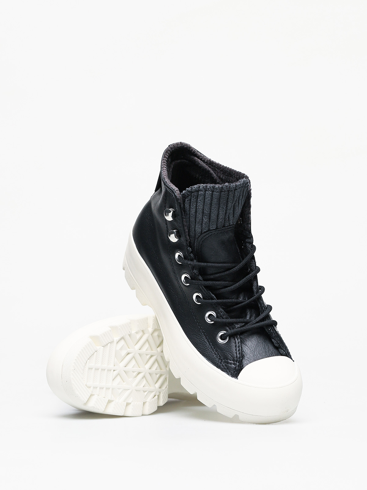 Topánky Converse Chuck Taylor All Star Hi Lugged Winter Wmn (black/mod pink)