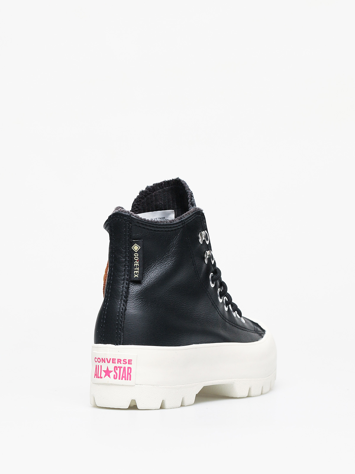 Topánky Converse Chuck Taylor All Star Hi Lugged Winter Wmn (black/mod pink)