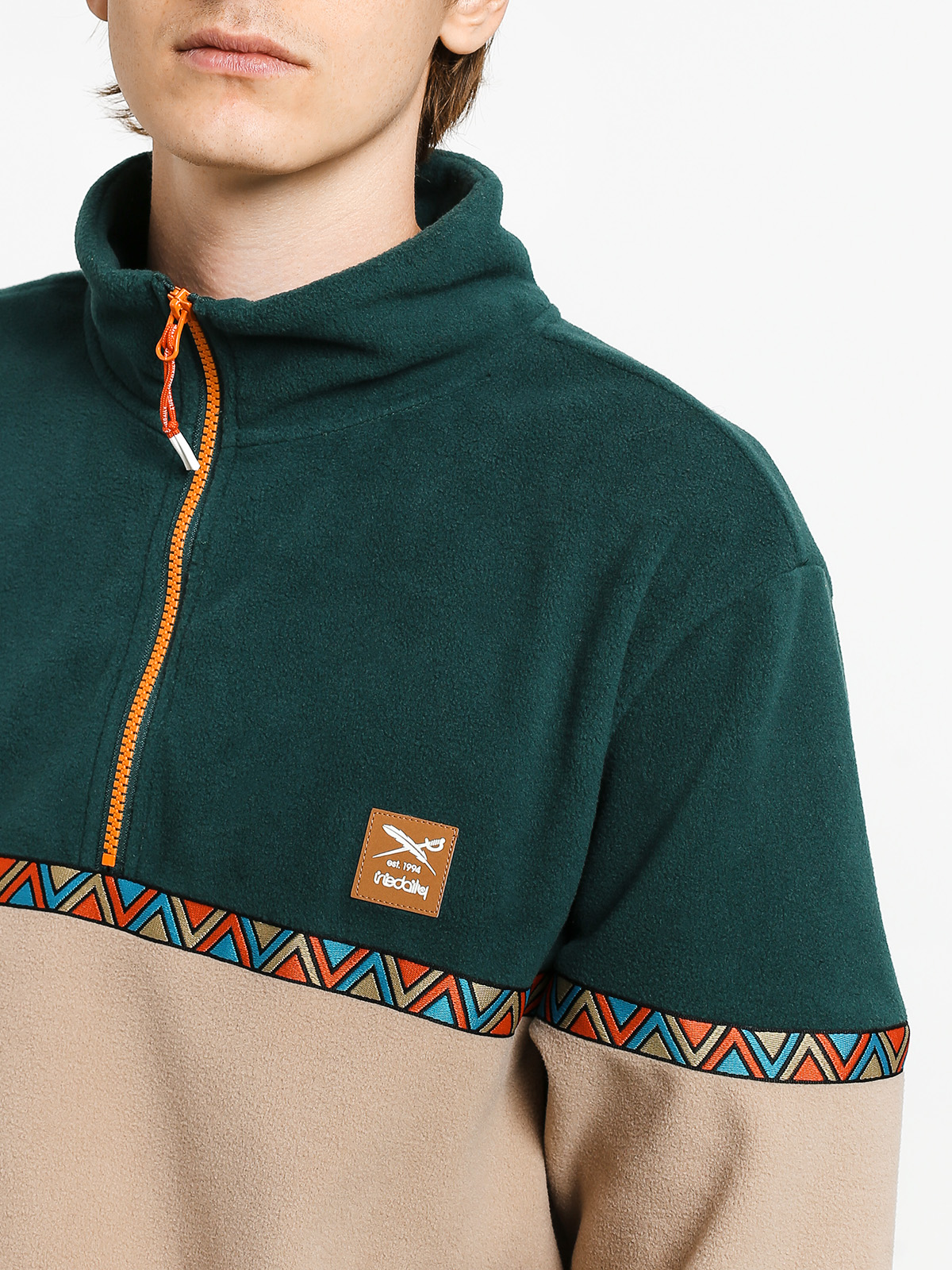 Pánsky Flísová mikina Iriedaily Monte Noe Troyer (hunter)