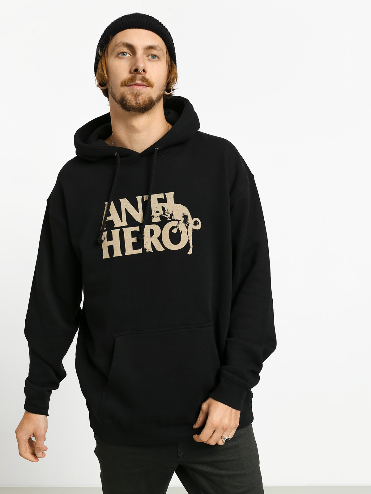 Mikina s kapucňou Antihero Dog Hump HD (black)