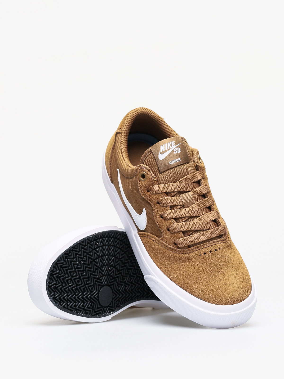 Topánky Nike SB Chron (golden beige/white)
