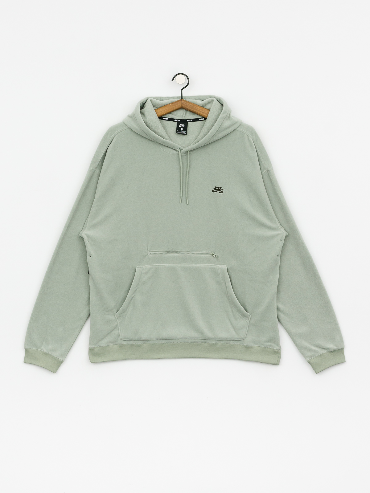 Mikina s kapucňou Nike SB Novelty HD (jade horizon/sequoia)