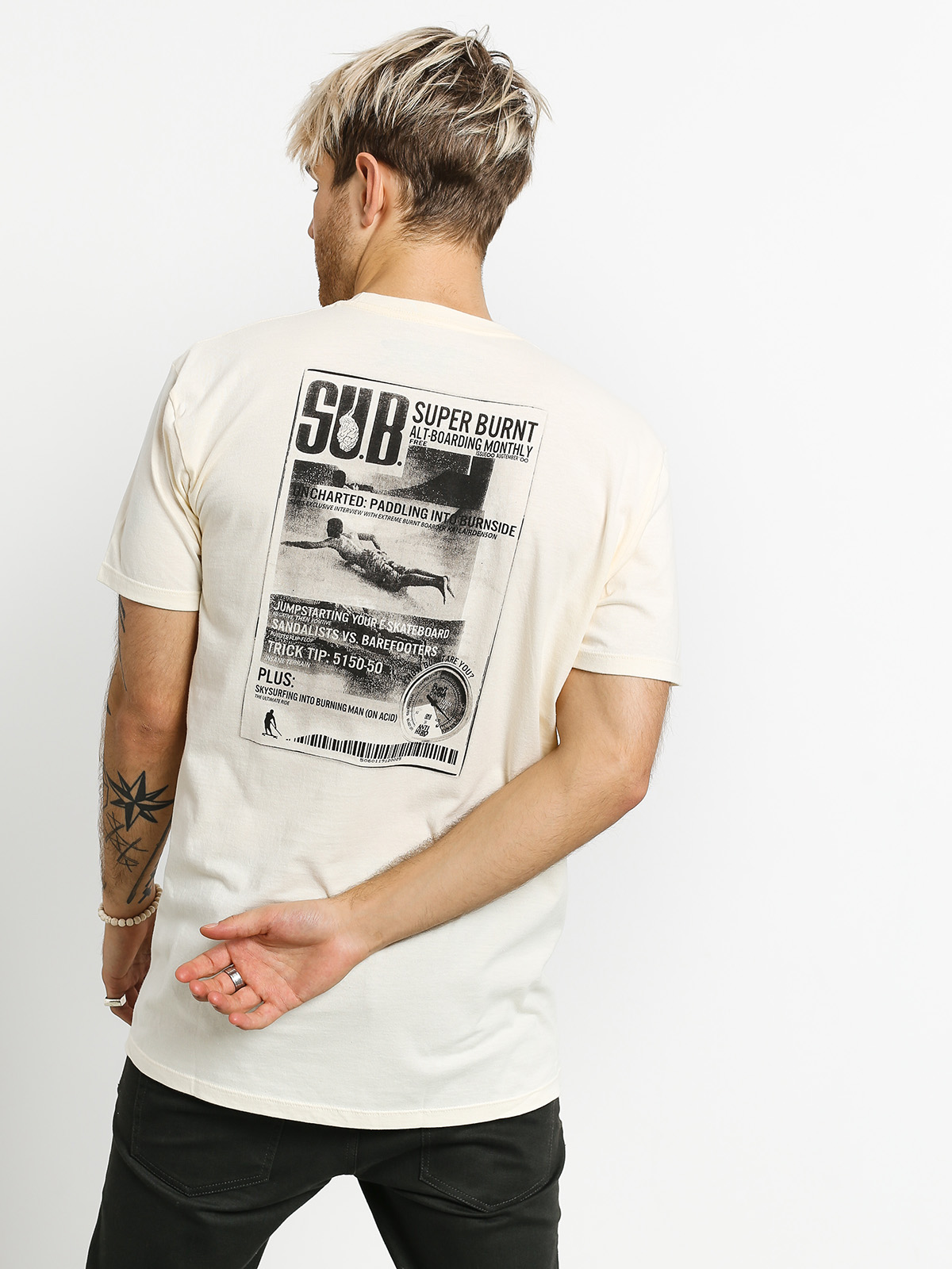 Tričko Antihero Superburn (beige)