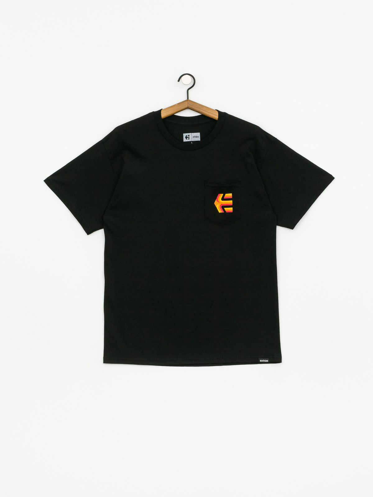 Tričko Etnies Tri Blend (black)
