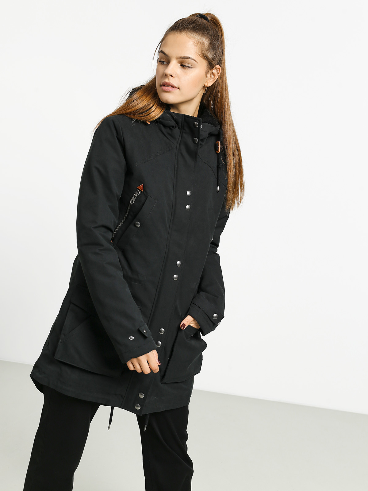 Bunda Volcom Walk On By 5K Parka Wmn (black)