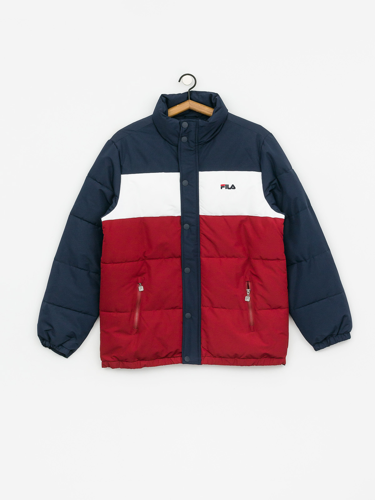 Bunda Fila Pelle (rhubarb/black iris/bright white)