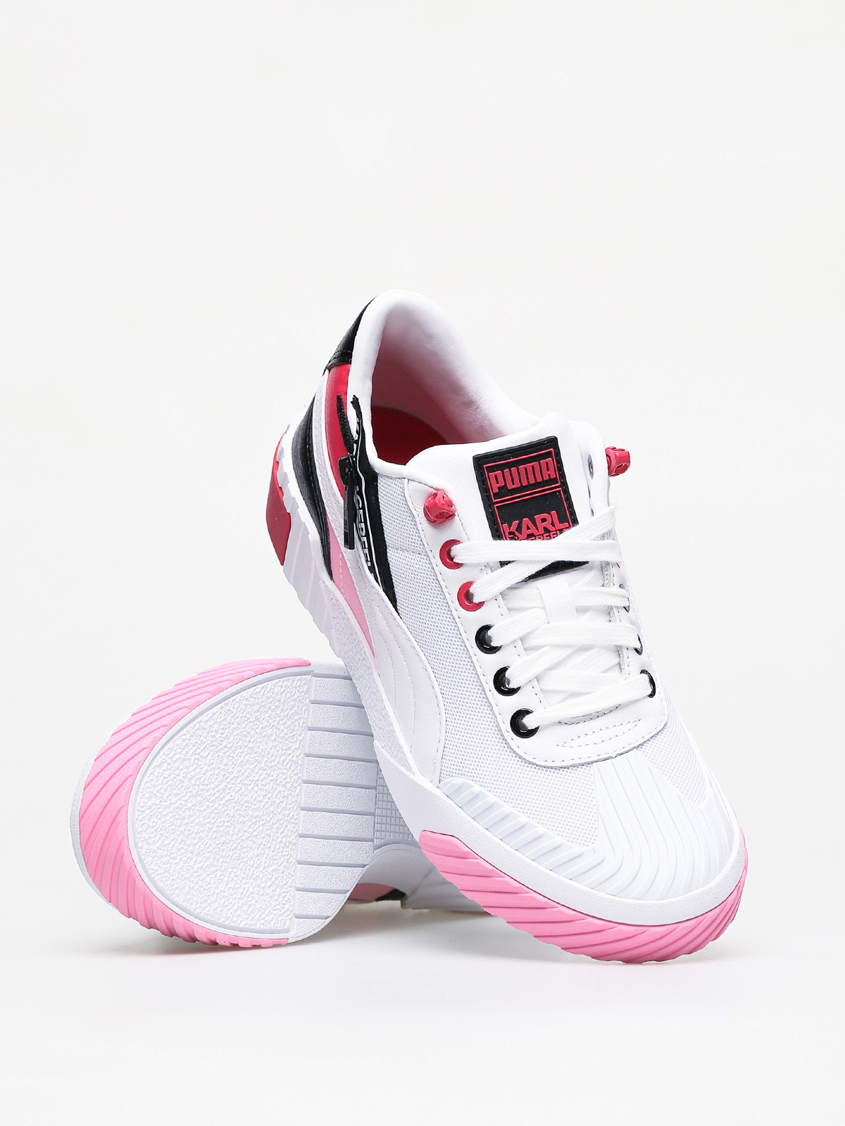 Topánky Puma X Karl Lagerfeld Cali Wmn (puma white/puma white/prism pink)