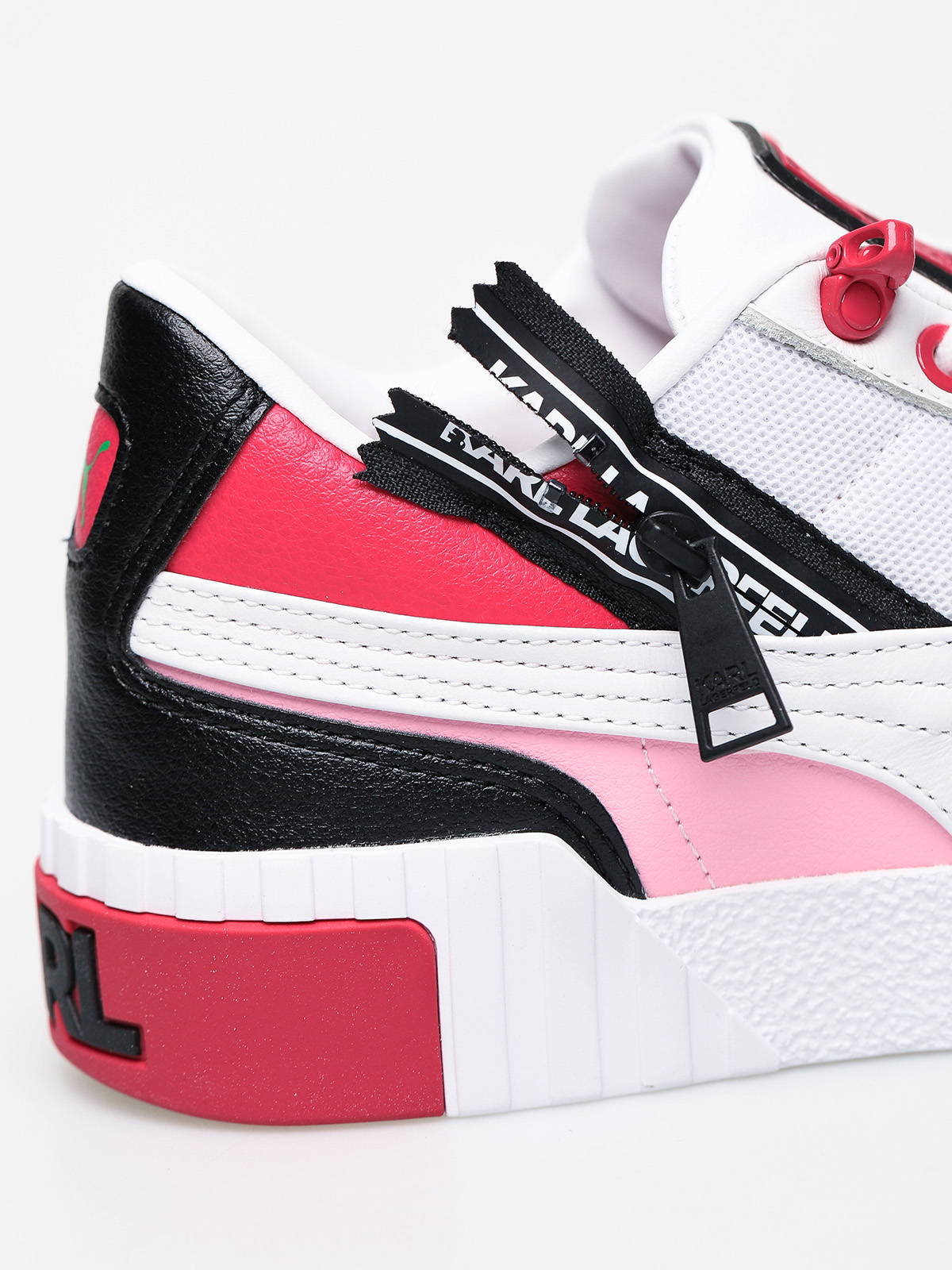 Topánky Puma X Karl Lagerfeld Cali Wmn (puma white/puma white/prism pink)