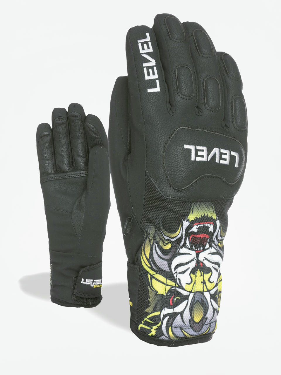 Rukavice Level Race Jr (pk black)