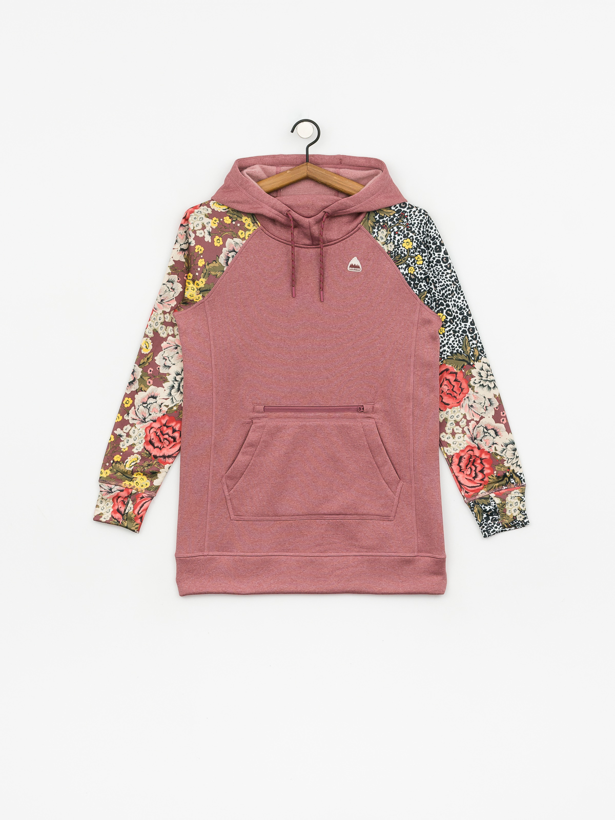 Dámska Mikina s kapucňou Burton Oak Long HD (rsbrhr/chtafl)