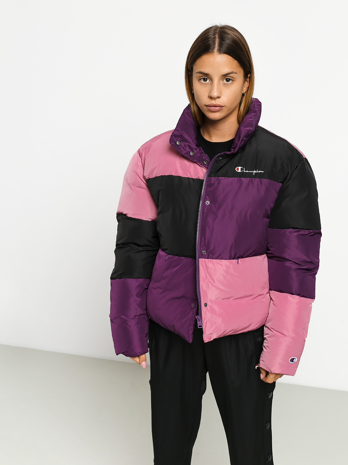 Bunda Champion Tbd Nylon Patch Wmn (mlz/her/nbk)