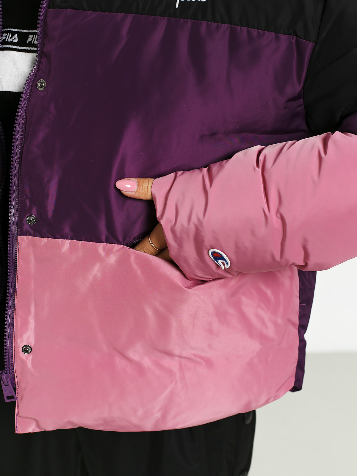 Bunda Champion Tbd Nylon Patch Wmn (mlz/her/nbk)