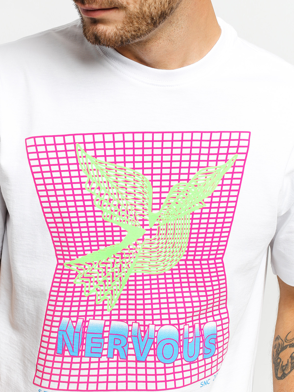 Tričko Nervous Game (white)