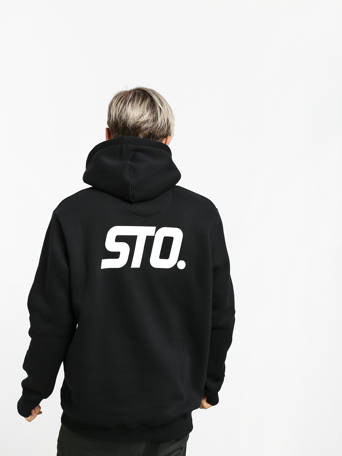 Mikina s kapucňou Prosto Separ HD (black)