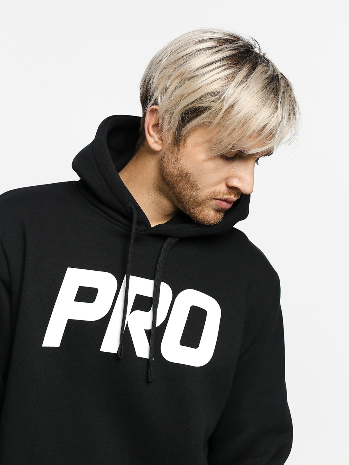 Mikina s kapucňou Prosto Separ HD (black)