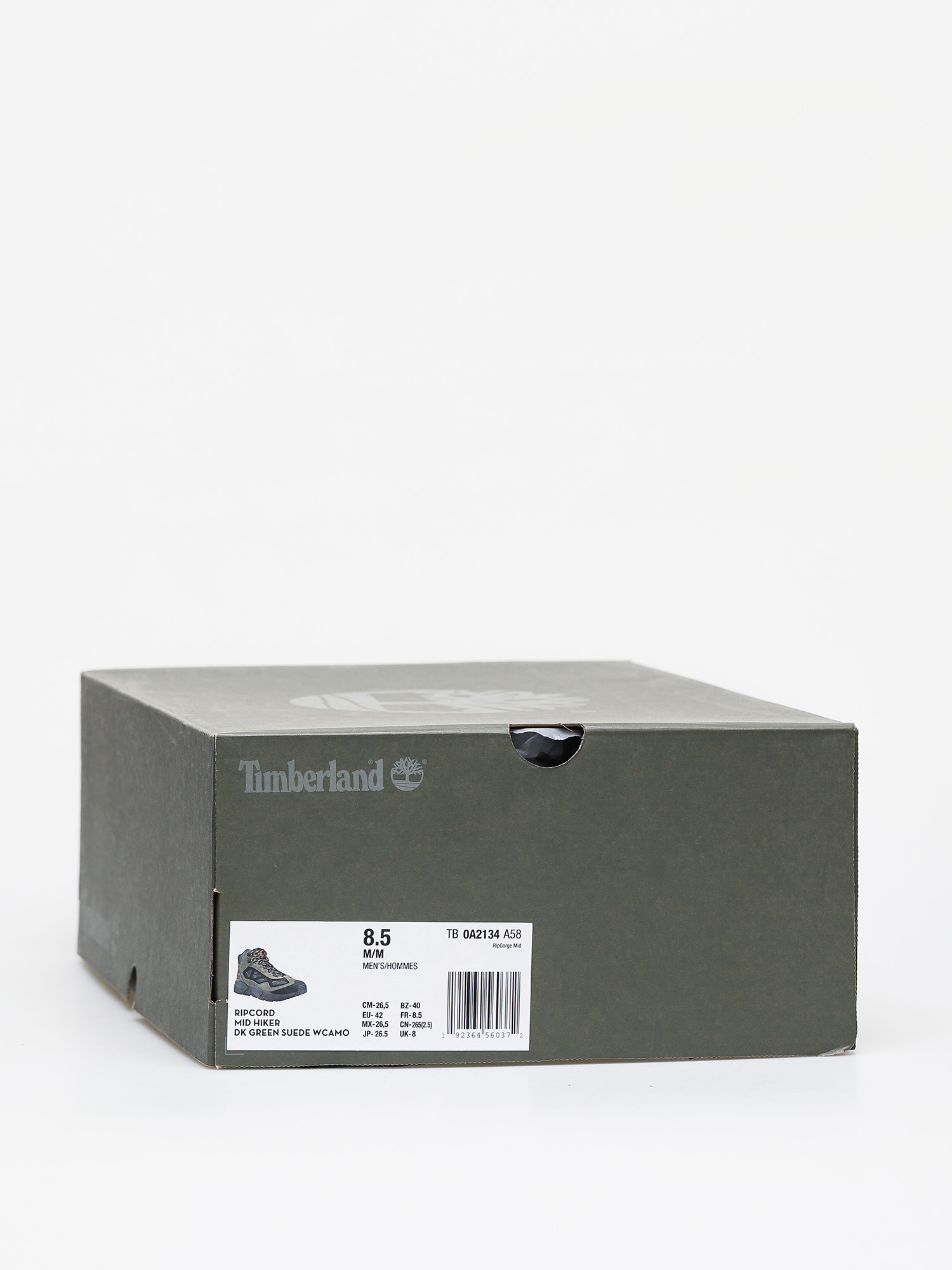 Topánky Timberland RipGorge Mid (dk green suede wcamo)