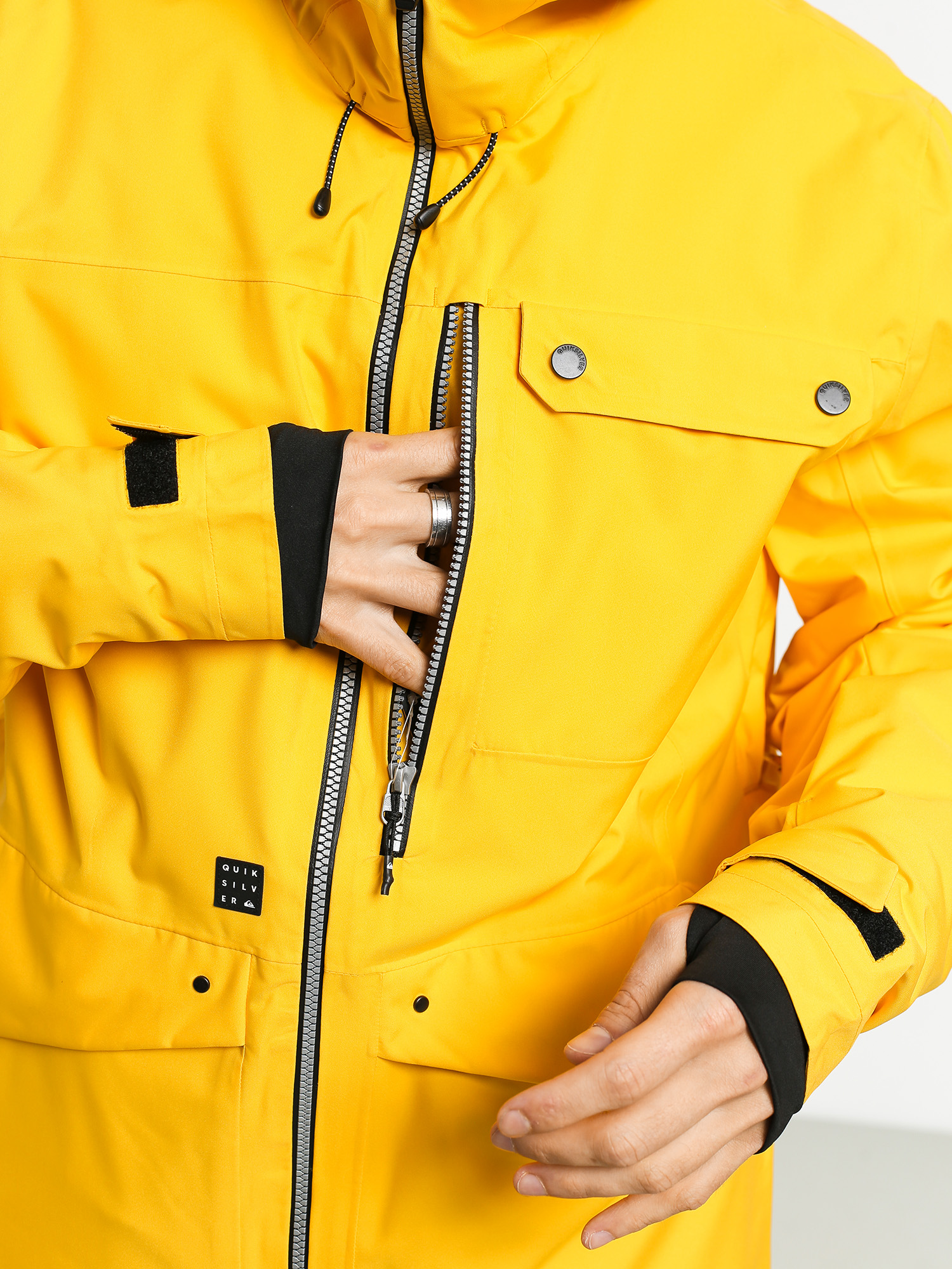 Snowboardová bunda Quiksilver Snowspindye žltá (sulphur)