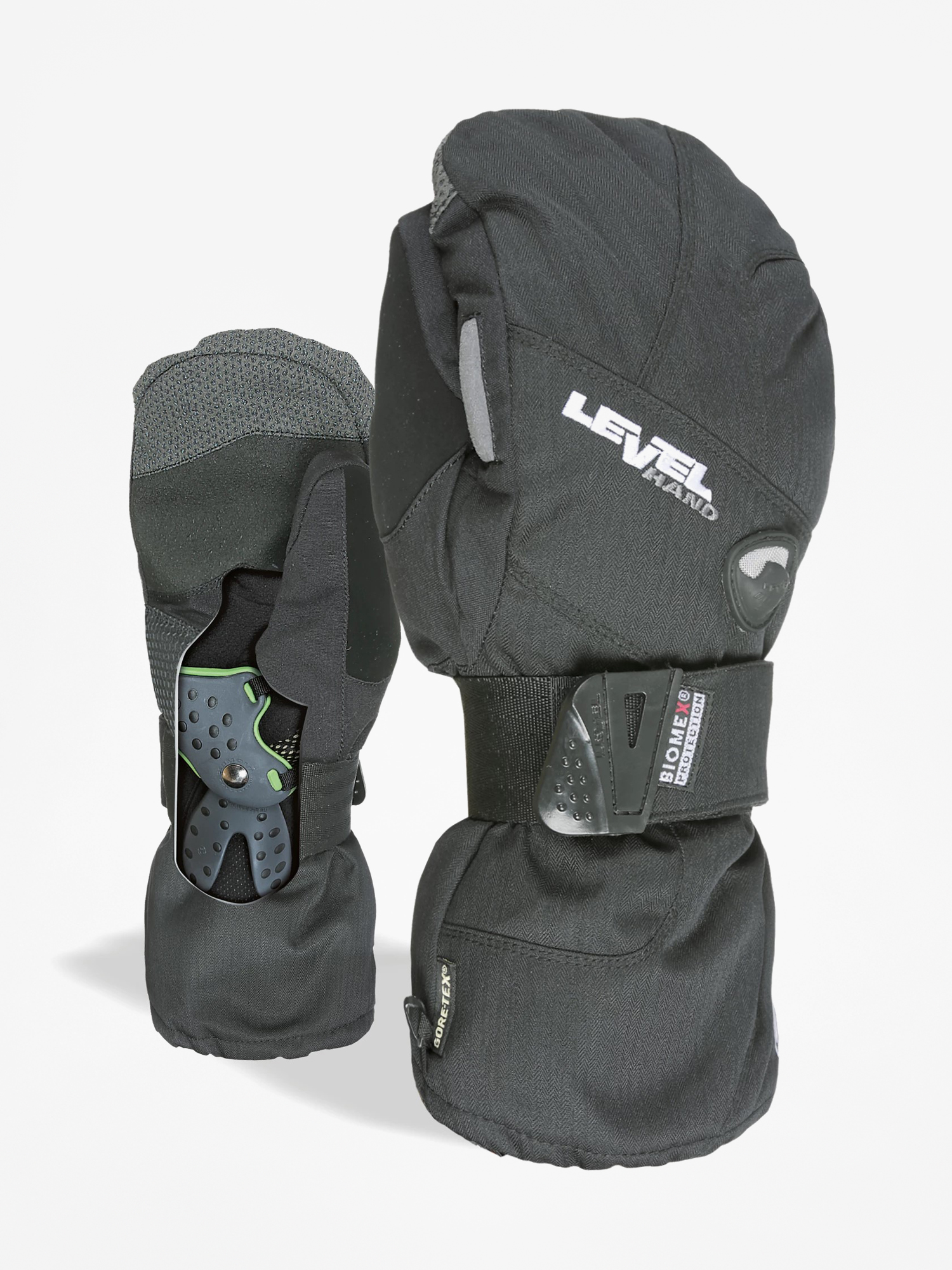 Rukavice Level Half Pipe Mitt (blk) 