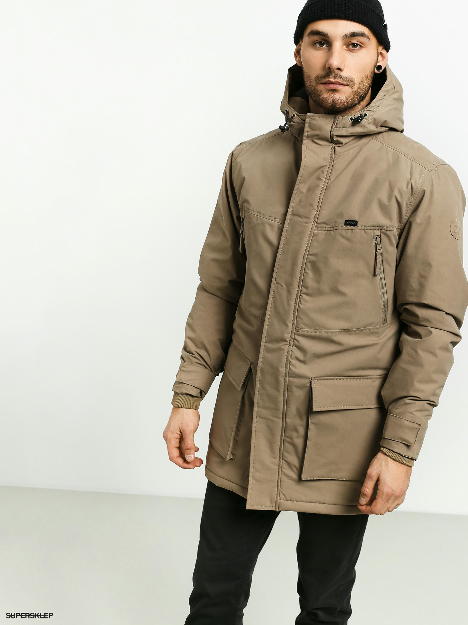 Bunda RVCA Patrol Parka (dark khaki)