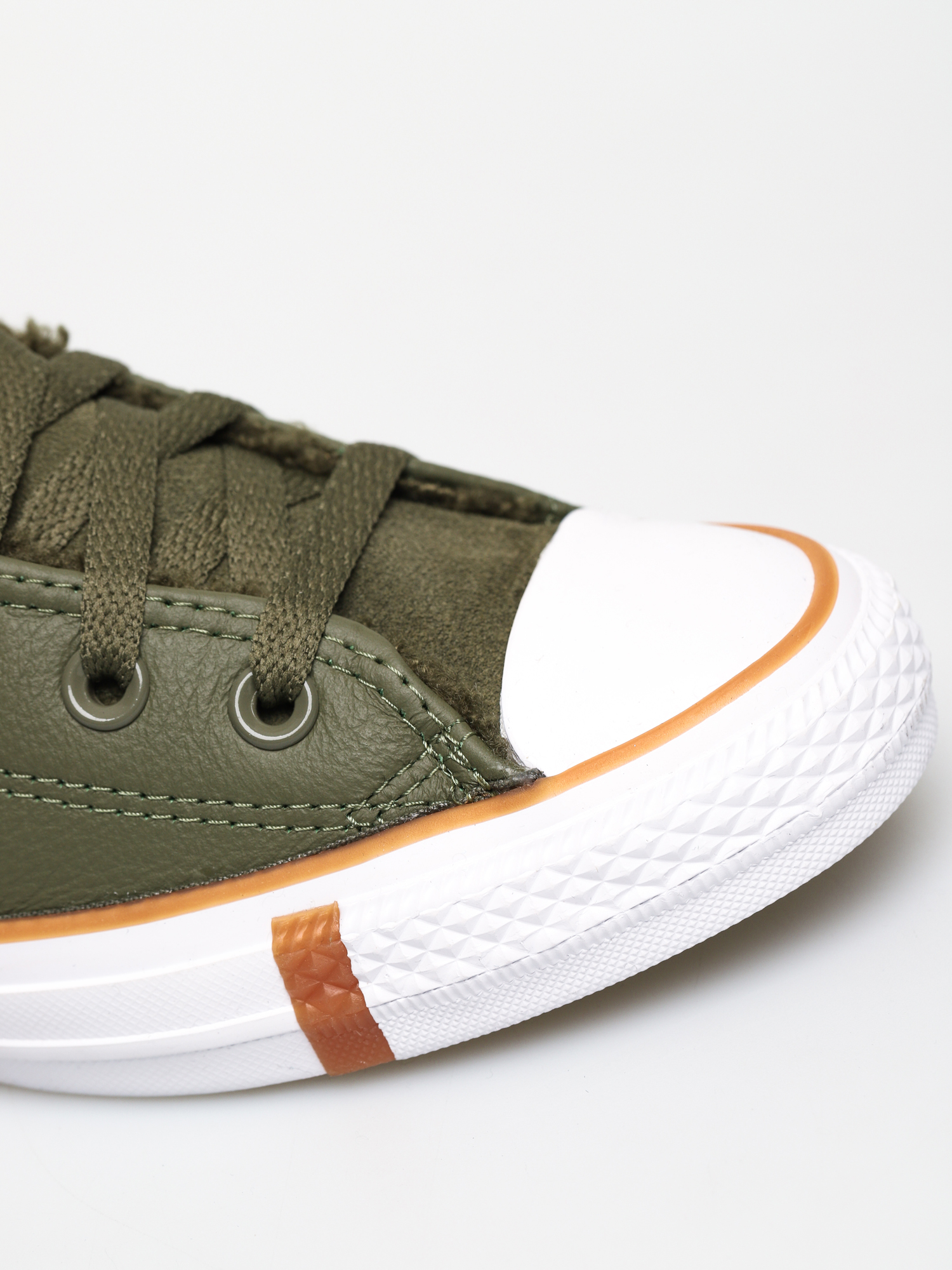 Tenisky Converse Chuck Taylor All Star Hi Faux Leather Wmn (field surplus/white/honey)