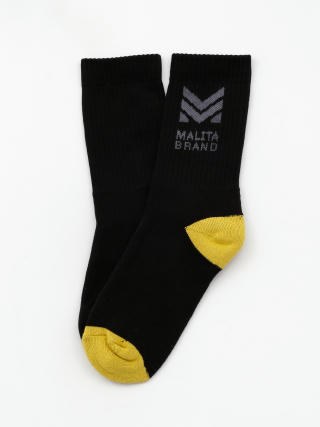 Ponožky Malita Mlt M (black/yellow)