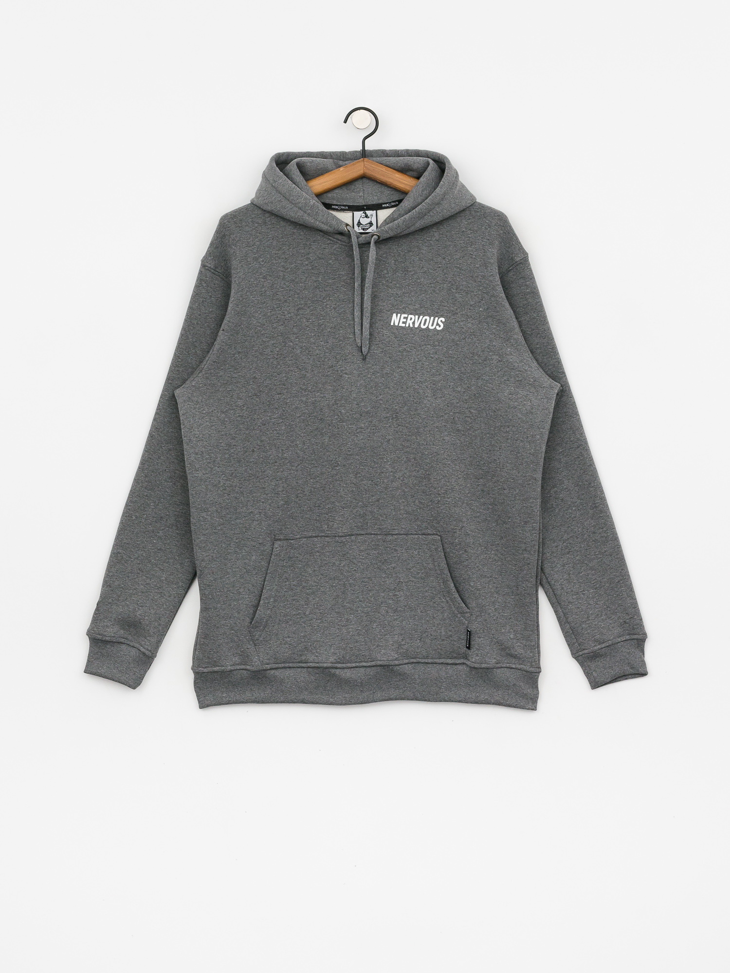 Mikina s kapucňou Nervous Court HD (grey)