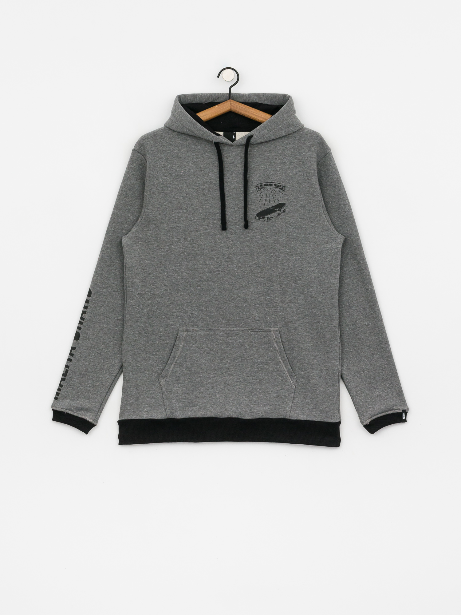Mikina s kapucňou Malita In Skate We Trust (grey)