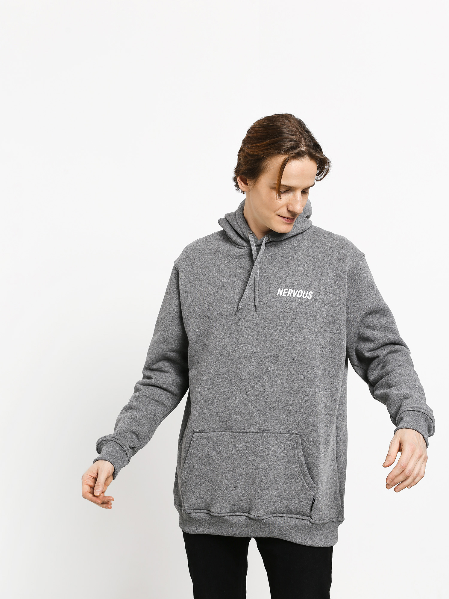 Mikina s kapucňou Nervous Court HD (grey)