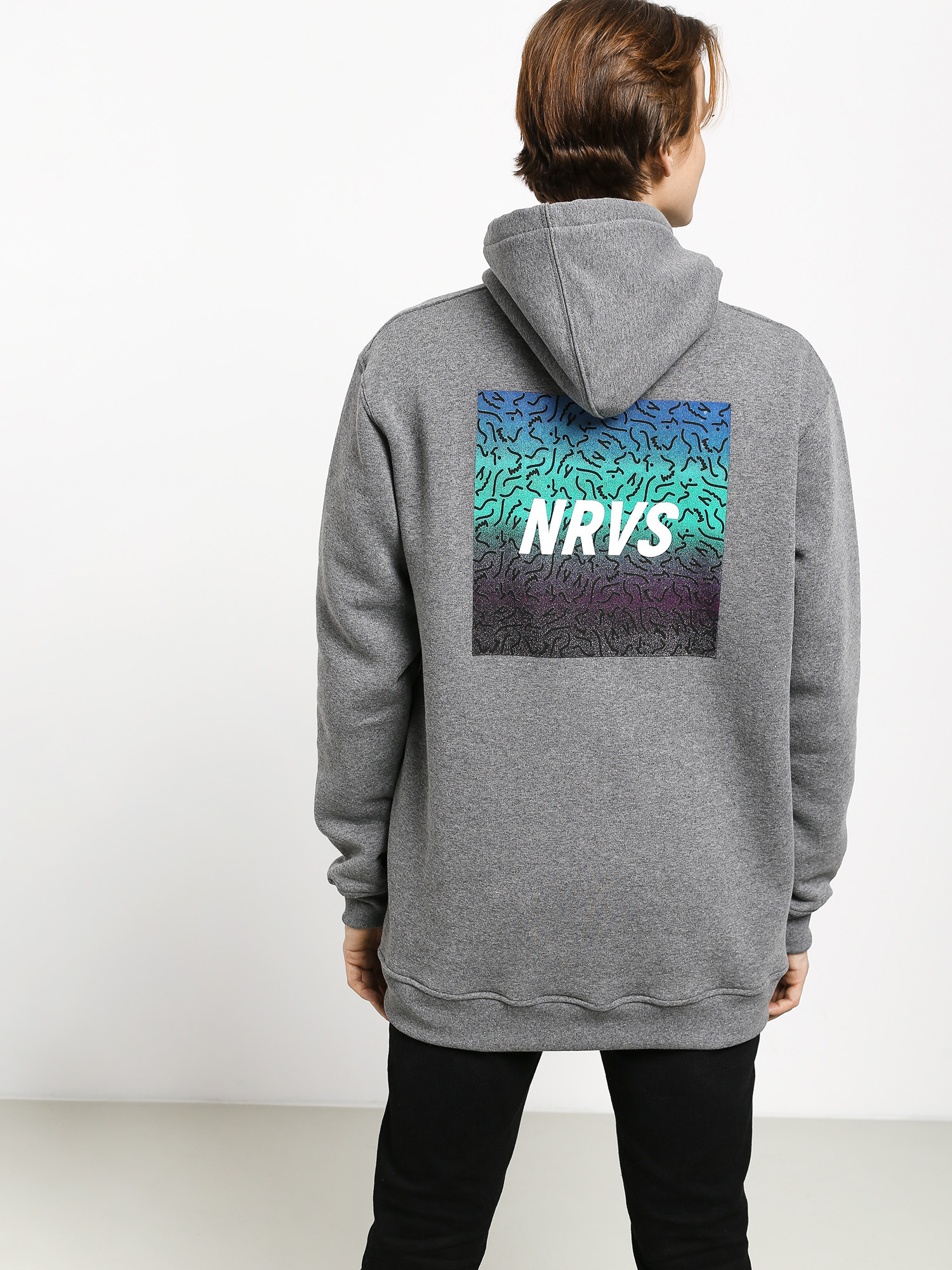 Mikina s kapucňou Nervous Court HD (grey)