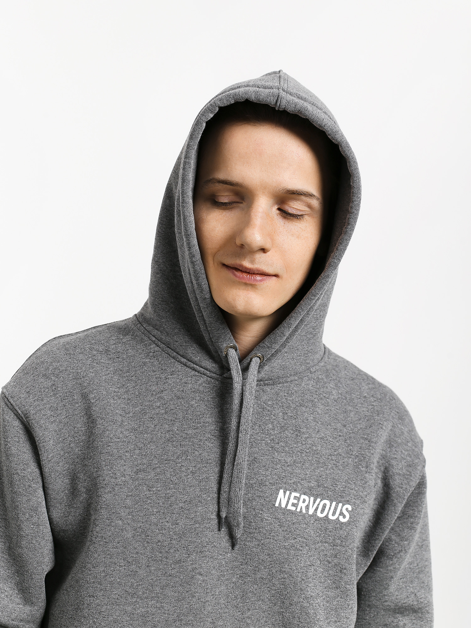 Mikina s kapucňou Nervous Court HD (grey)