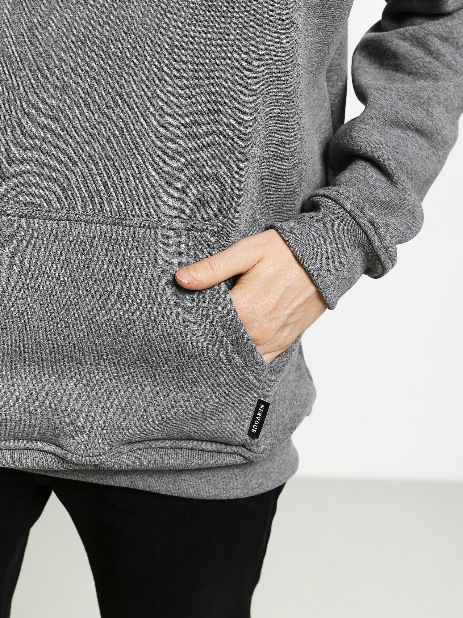 Mikina s kapucňou Nervous Court HD (grey)