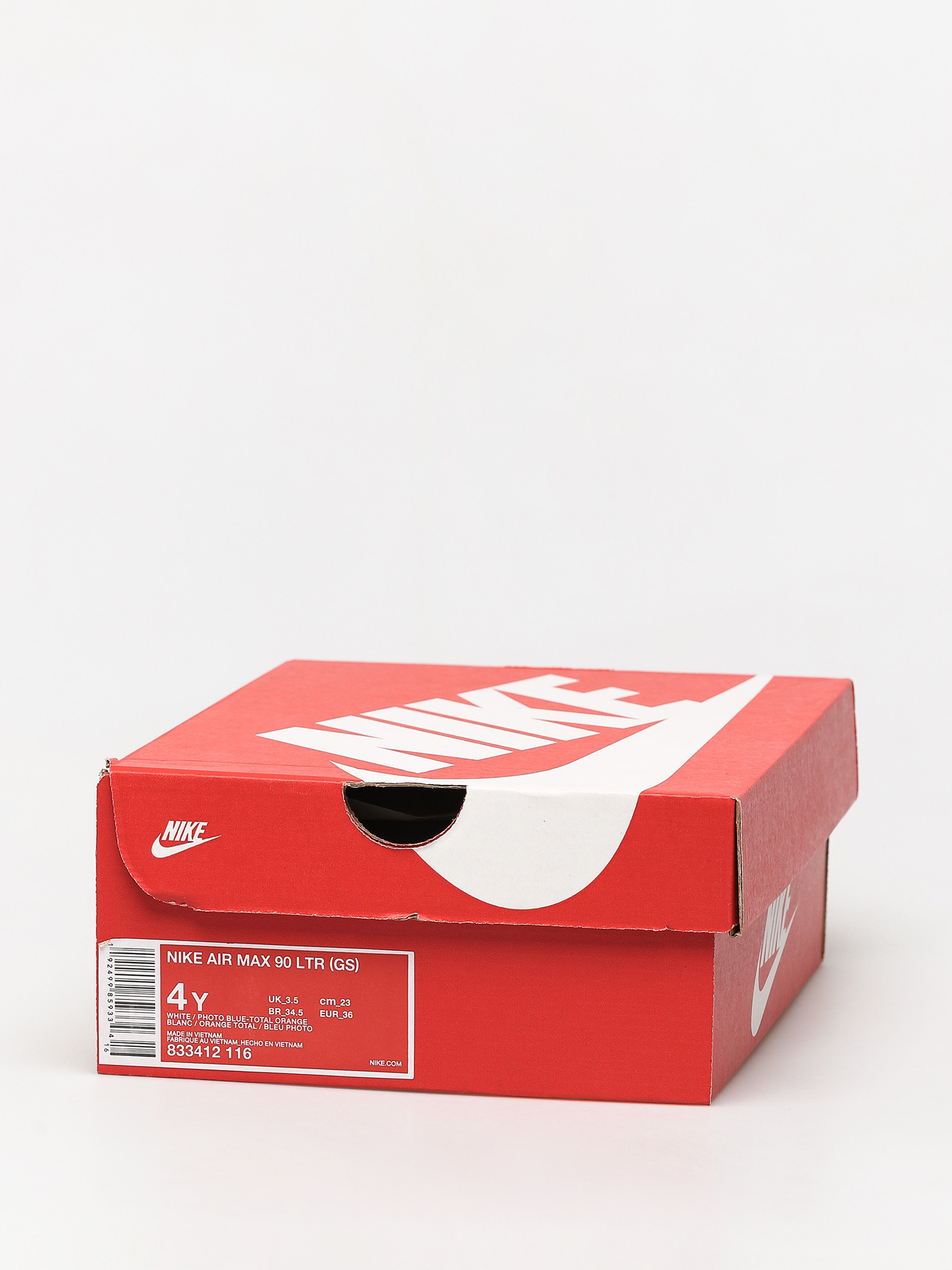 Topánky Nike Air Max 90 Ltr Gs (white/photo blue total orange)