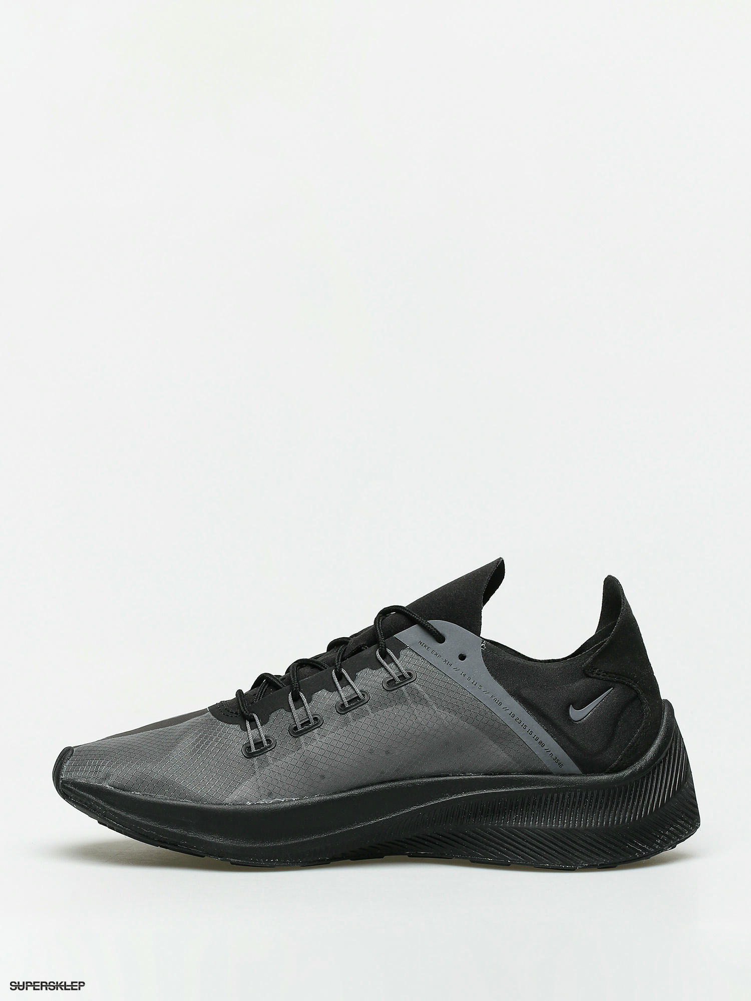 Topanky Nike Exp X14 Black Dark Grey Wolf Grey