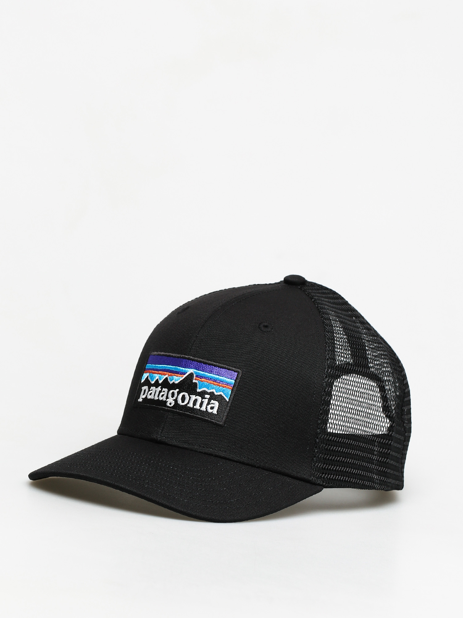 u0160iltovka Patagonia P6 Logo Trucker ZD (black)