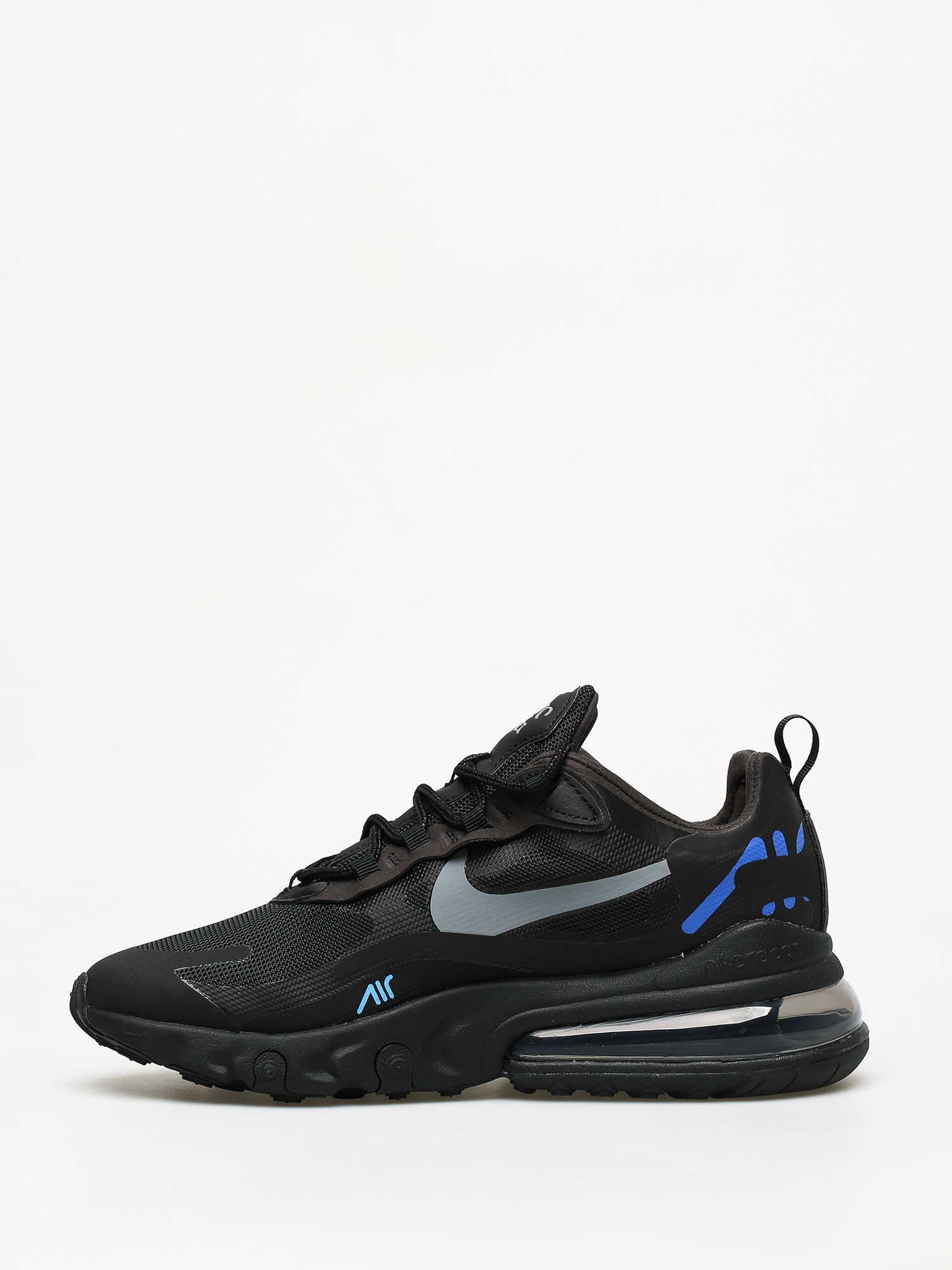 270 react shop black blue tick