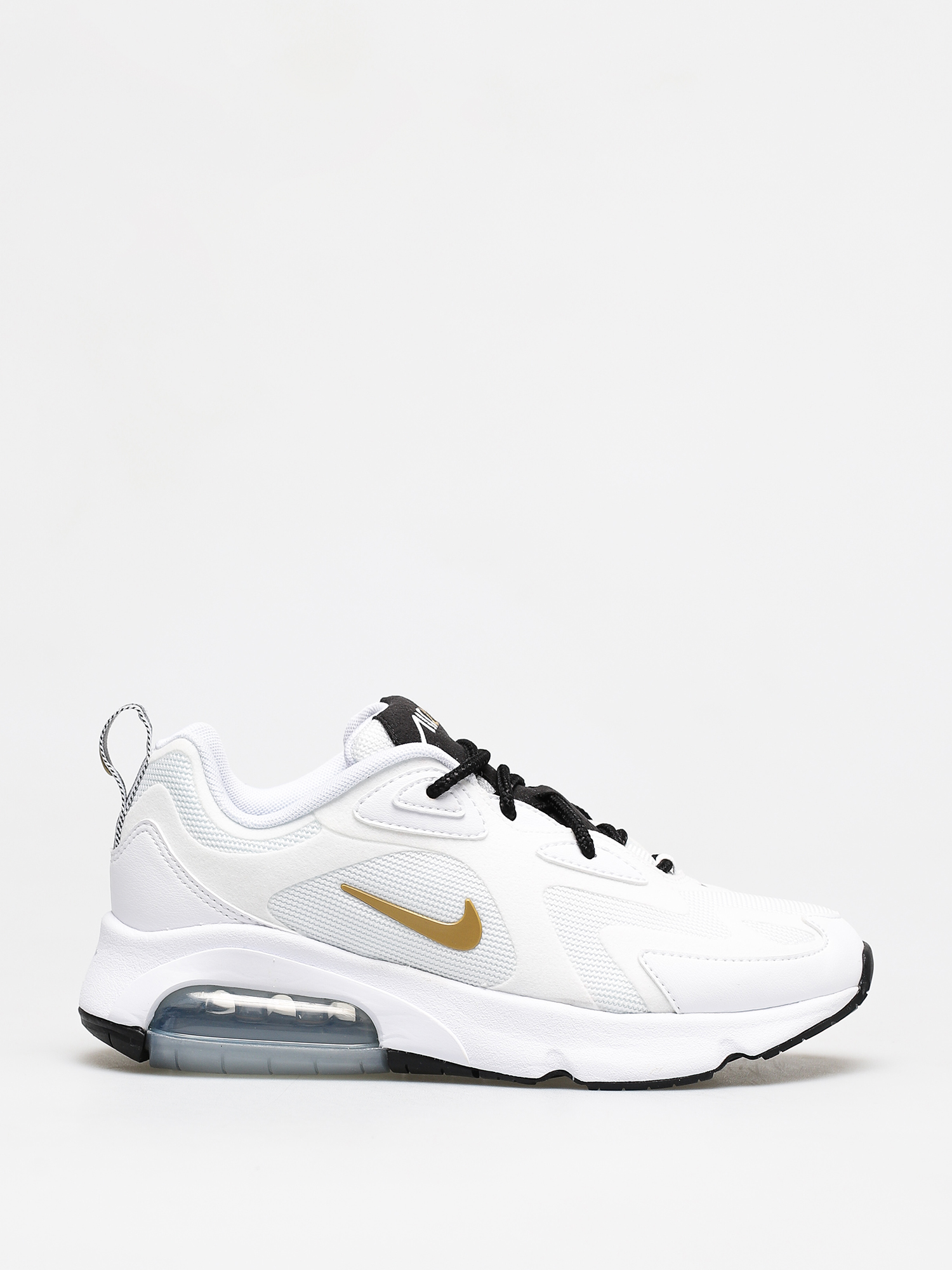 air max 200 white metallic gold