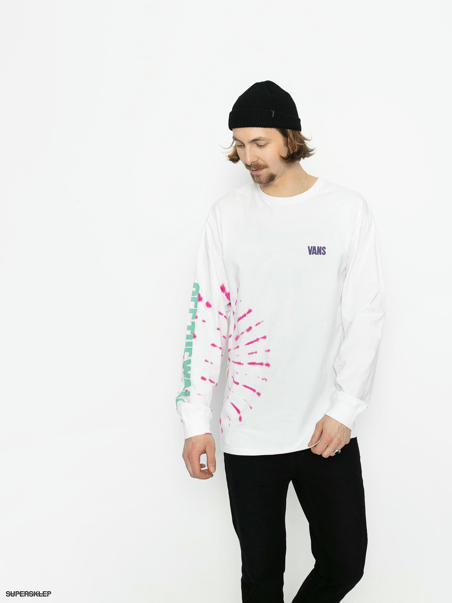 Triko Vans Eyes Open Tie Dye white