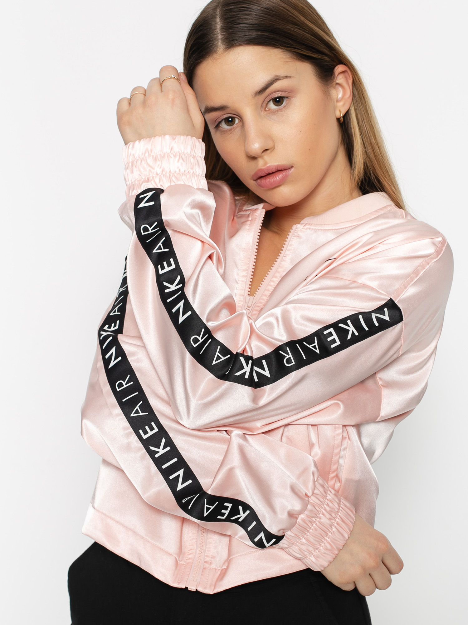 Bunda Nike Air Trk Jkt Satin Wmn (echo pink)