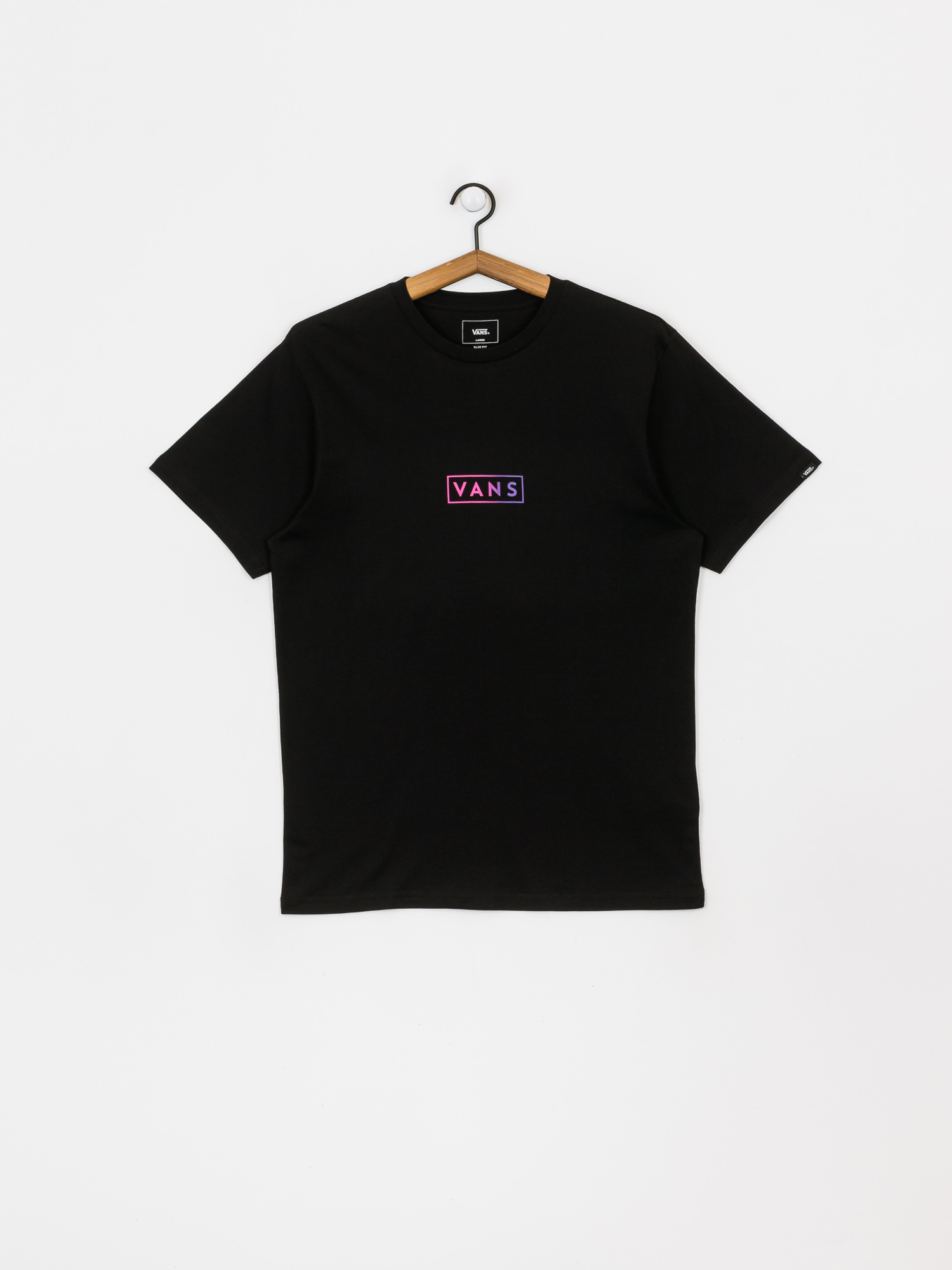 Tričko Vans Easy Box (black/fuchsia purple)