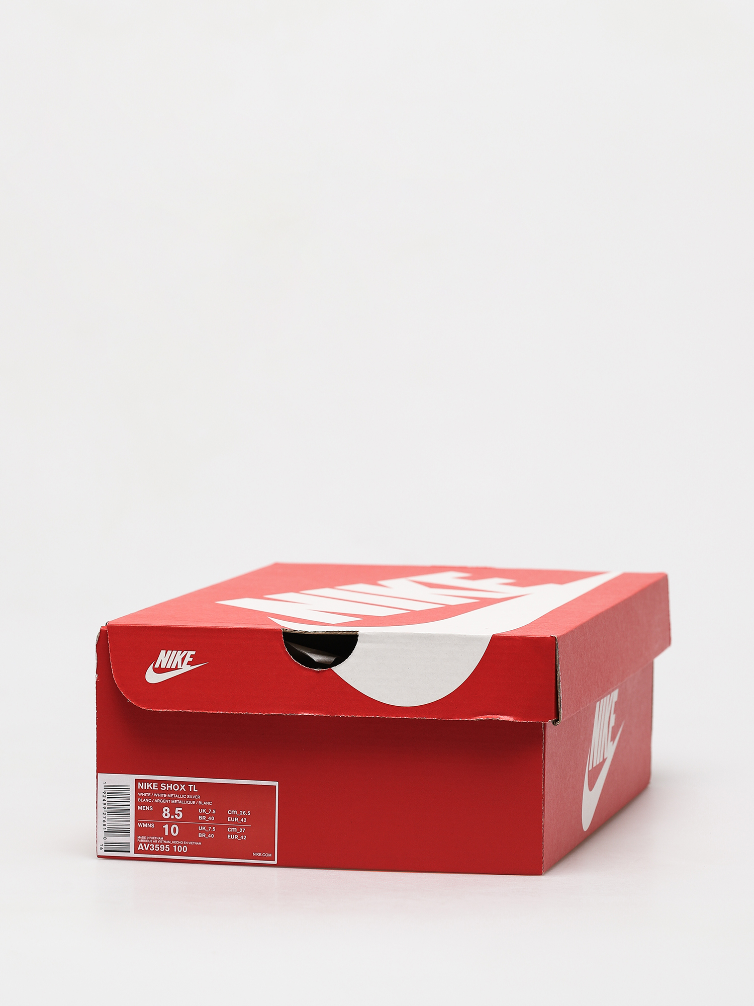 Topánky Nike Shox Tl (white/white metallic silver max orange)