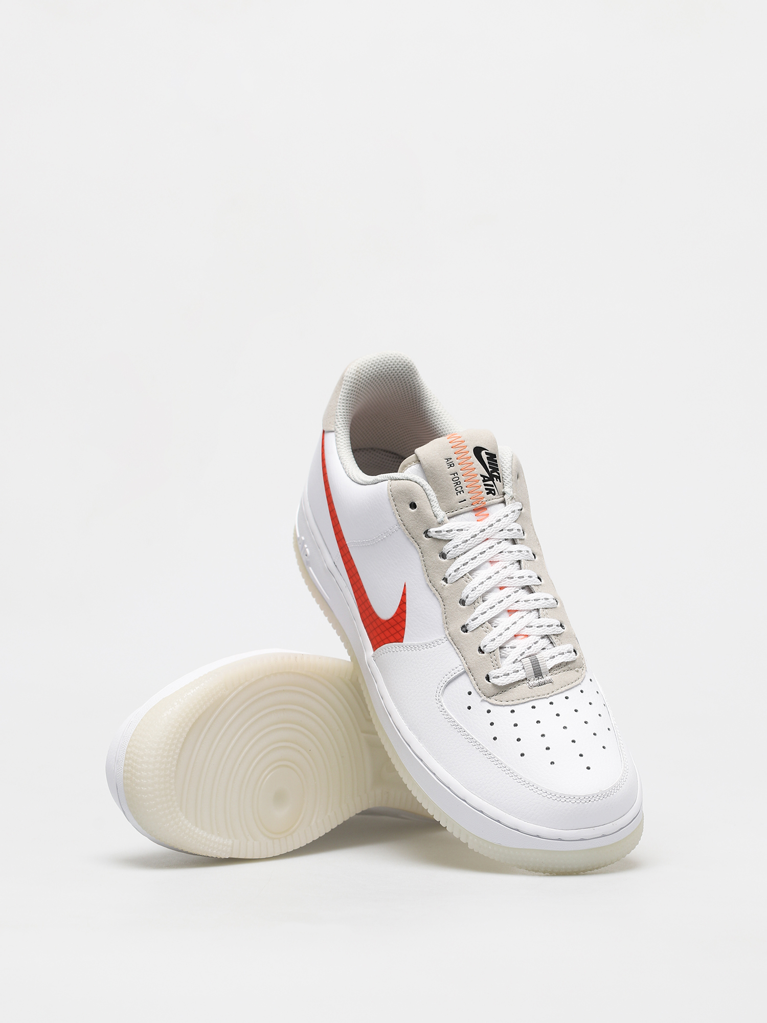 Topánky Nike Air Force 1 07 Lv8 (white/total orange summit white black)