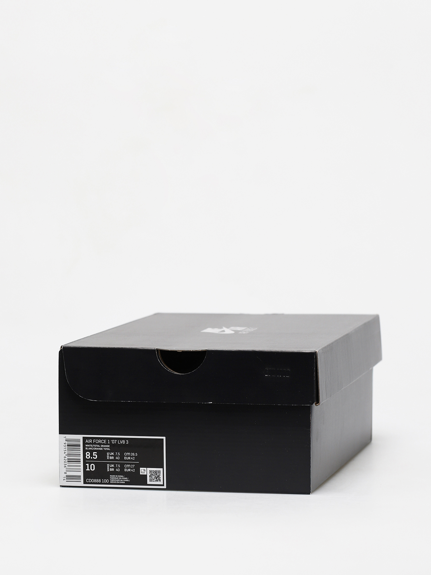 Topánky Nike Air Force 1 07 Lv8 (white/total orange summit white black)