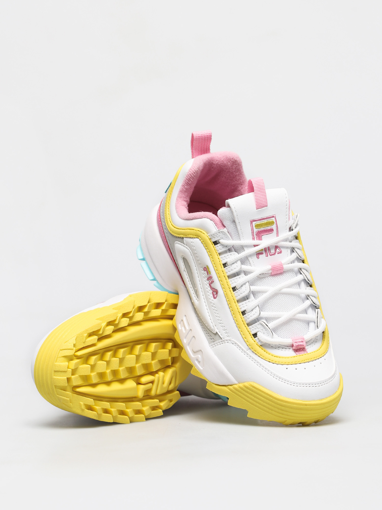 Topánky Fila Disruptor Cb Low Wmn (white/limelight)