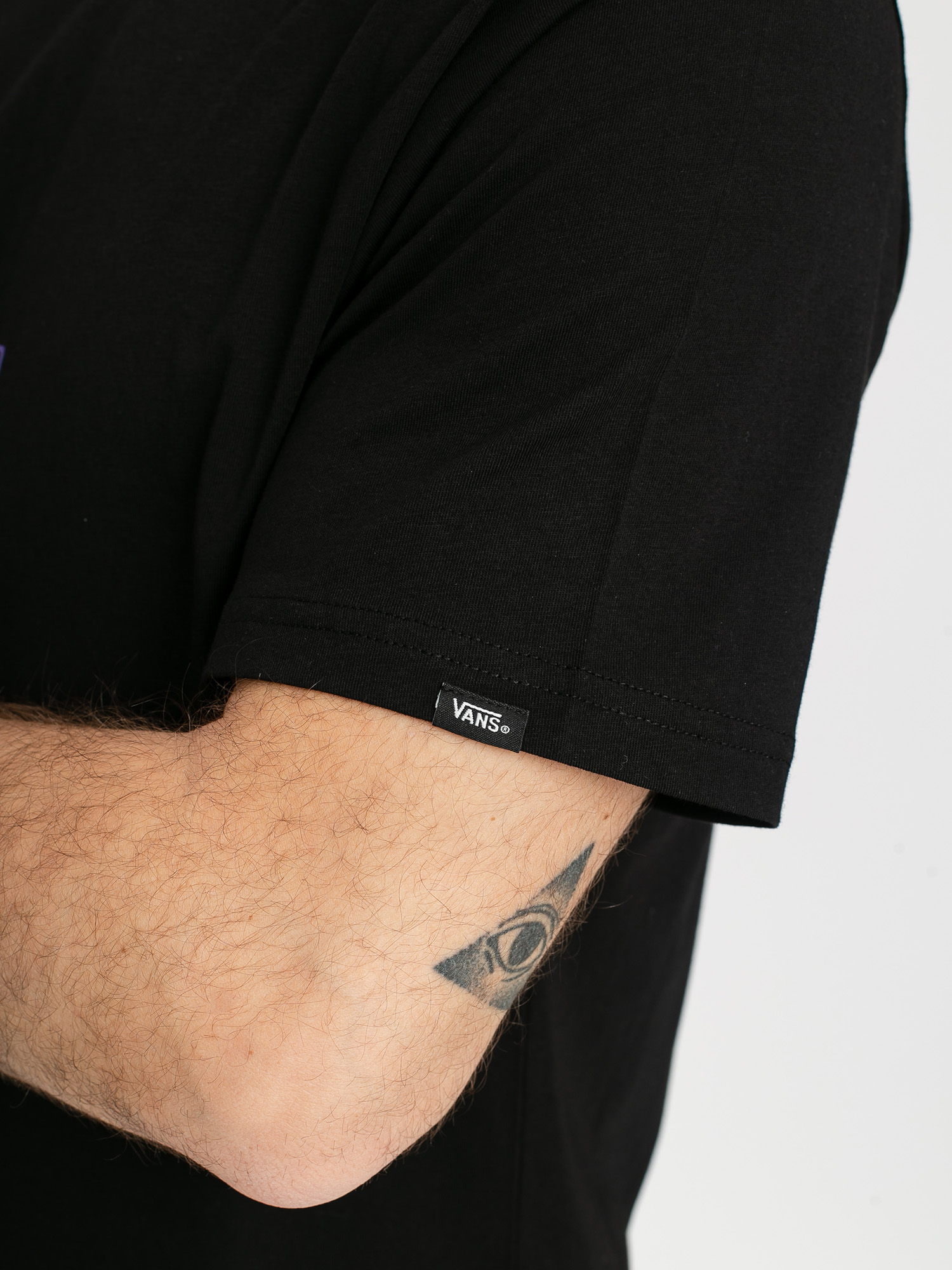 Tričko Vans Easy Box (black/fuchsia purple)