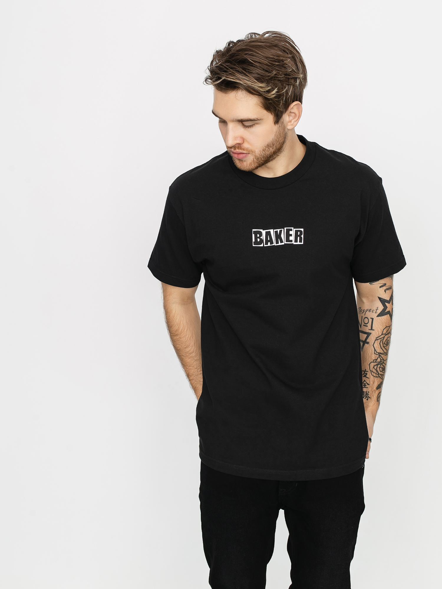 Tričko Baker Brand Logo (black)