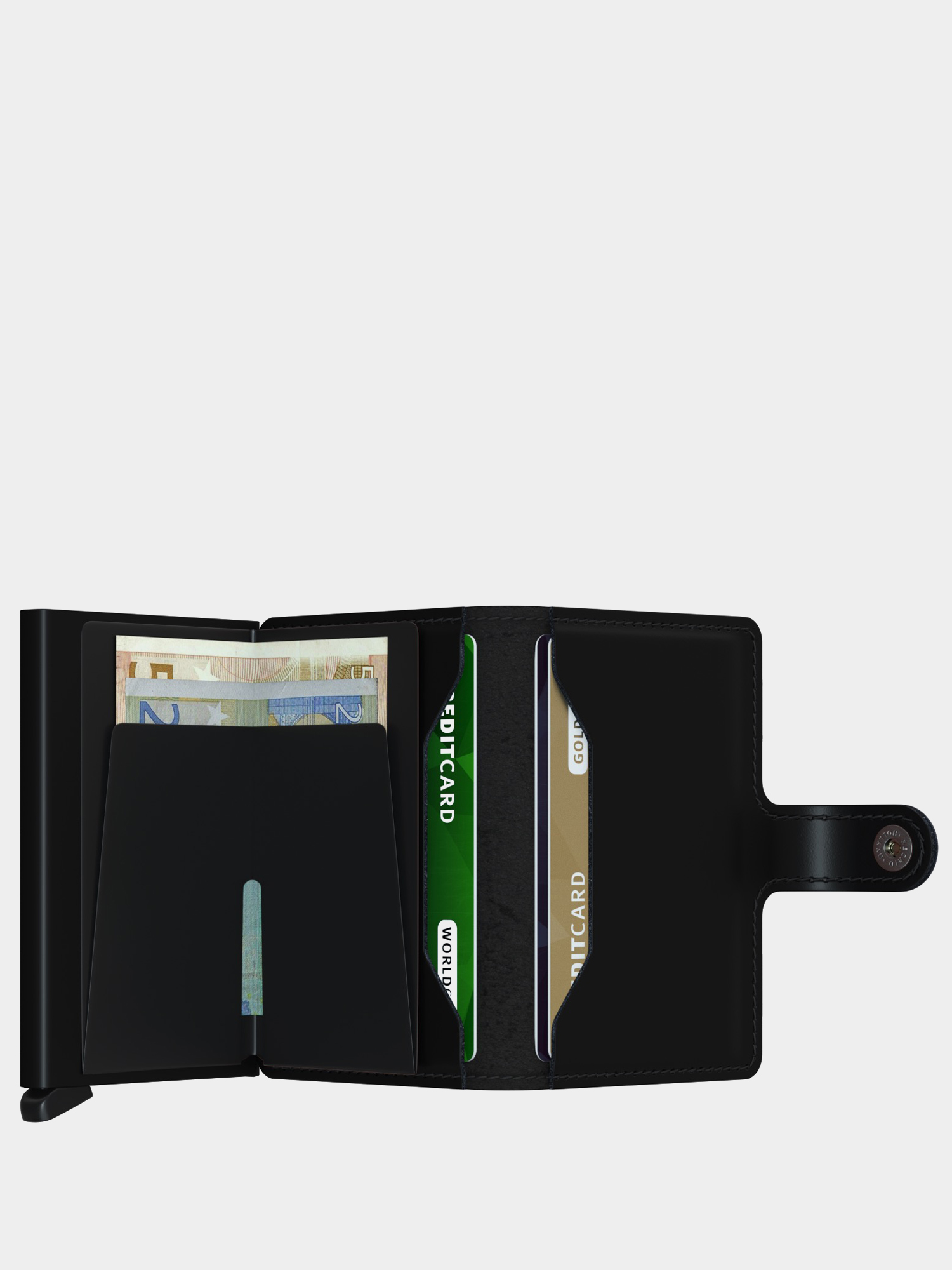 Peňaženka Secrid Miniwallet (matte black)