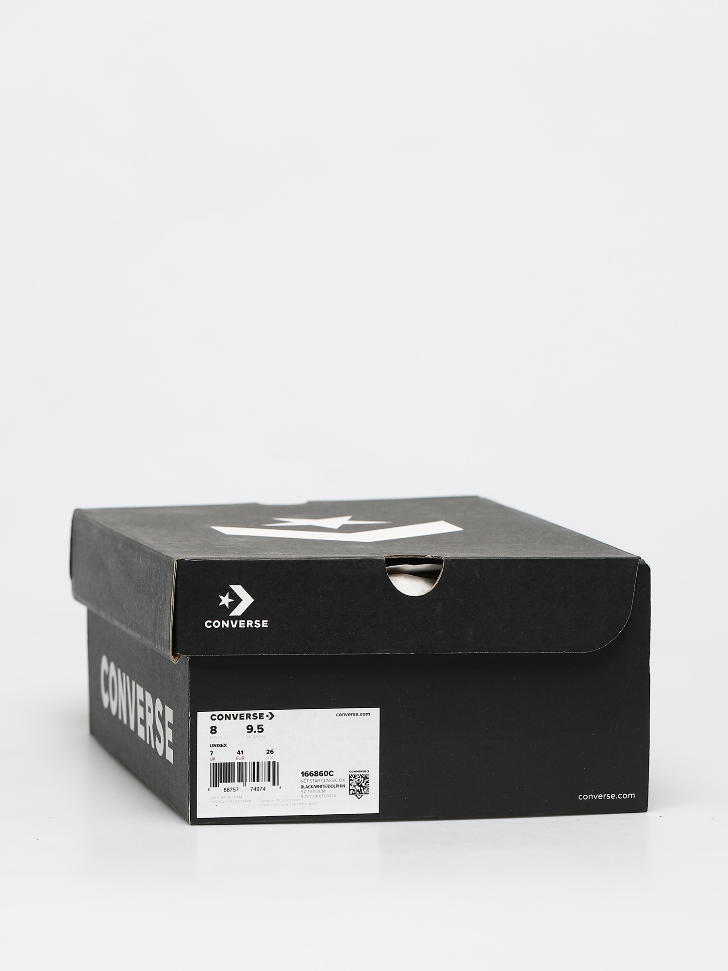 Topánky Converse Net Star Classic Ox čierna (black/white)