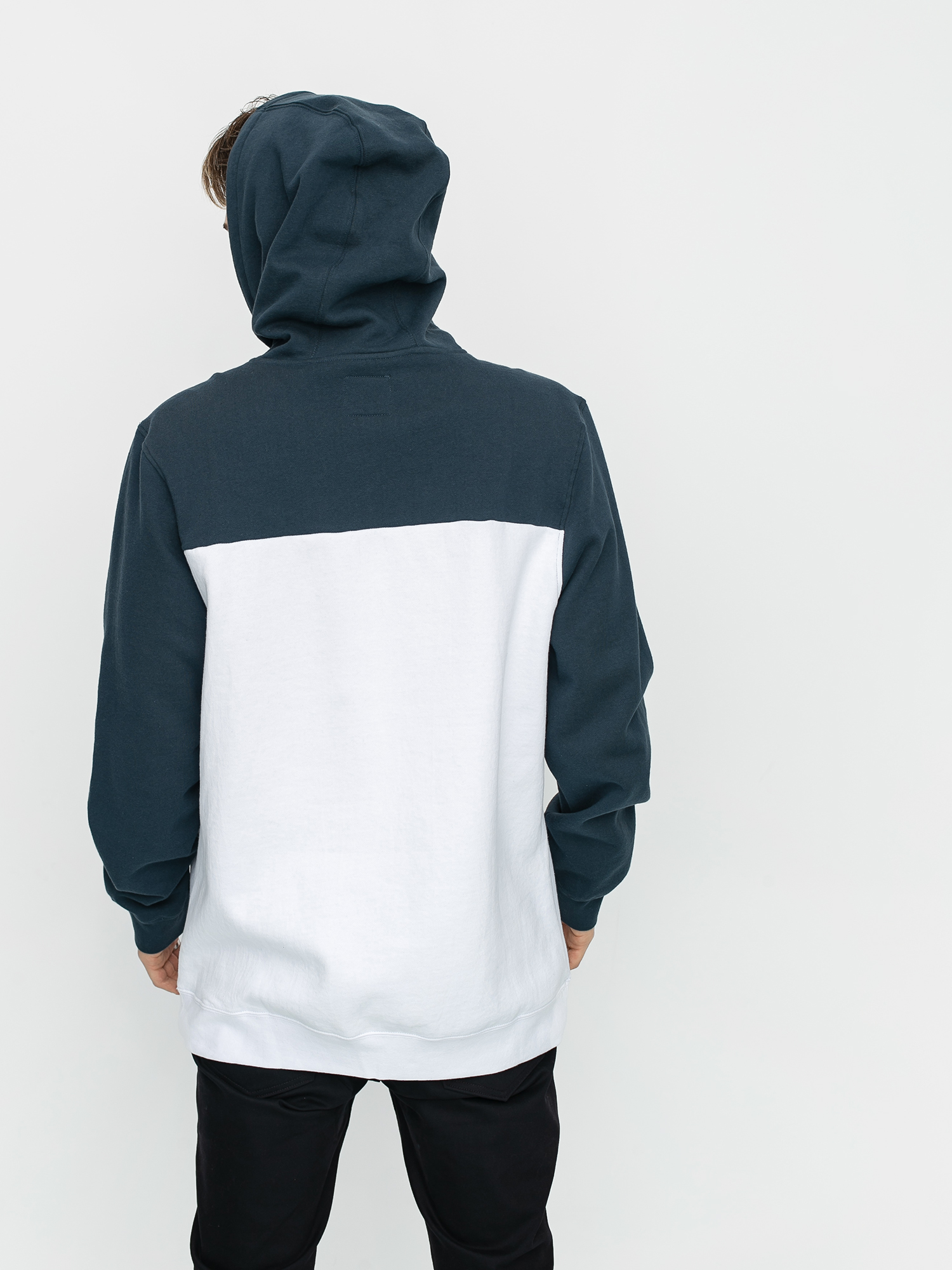 Mikina s kapucňou Fox Honda HD (nvy/wht)