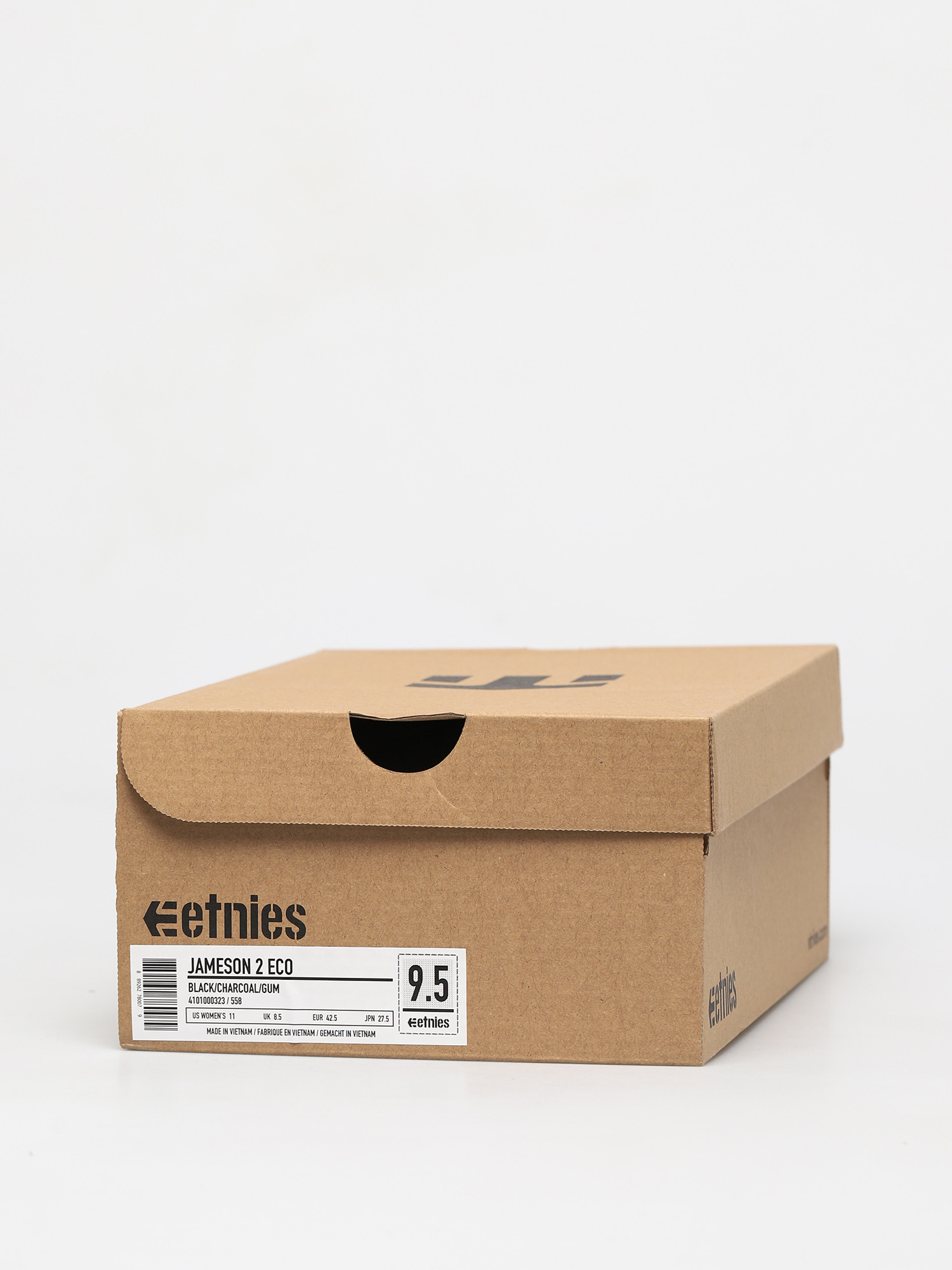 Topánky Etnies Jameson 2 Eco (black/charcoal/gum)