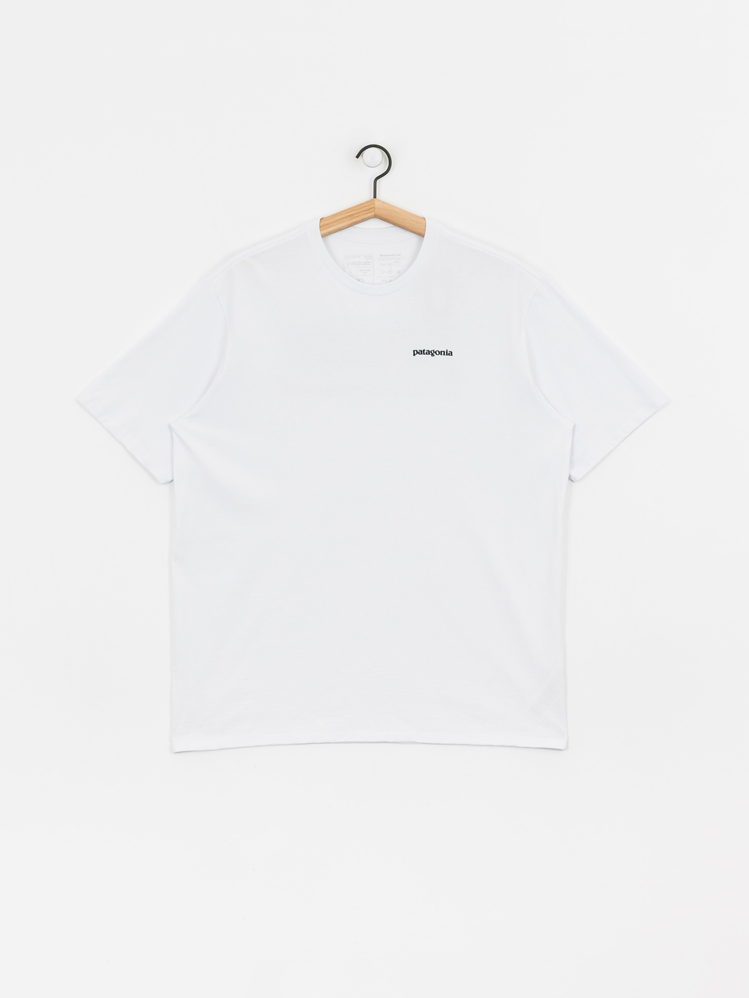 Tričko Patagonia P6 Logo Responsibili (white)